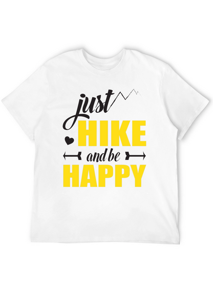 Hike & Be Happy Black T-Shirt