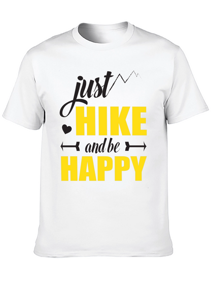 Hike & Be Happy Black T-Shirt