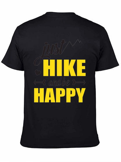 Hike & Be Happy Black T-Shirt