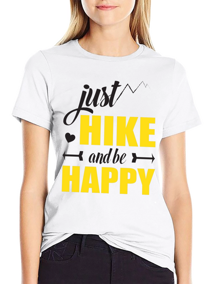 Hike & Be Happy Black T-Shirt