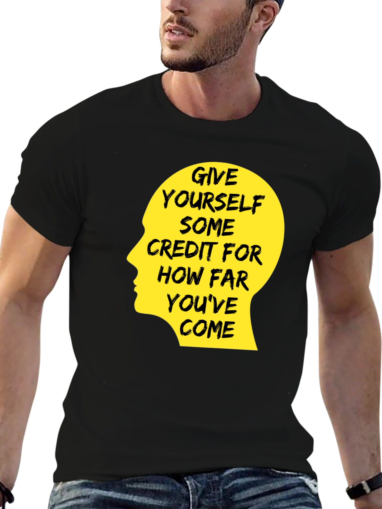 Motivational Quote T-Shirt - Give Yourself Credit