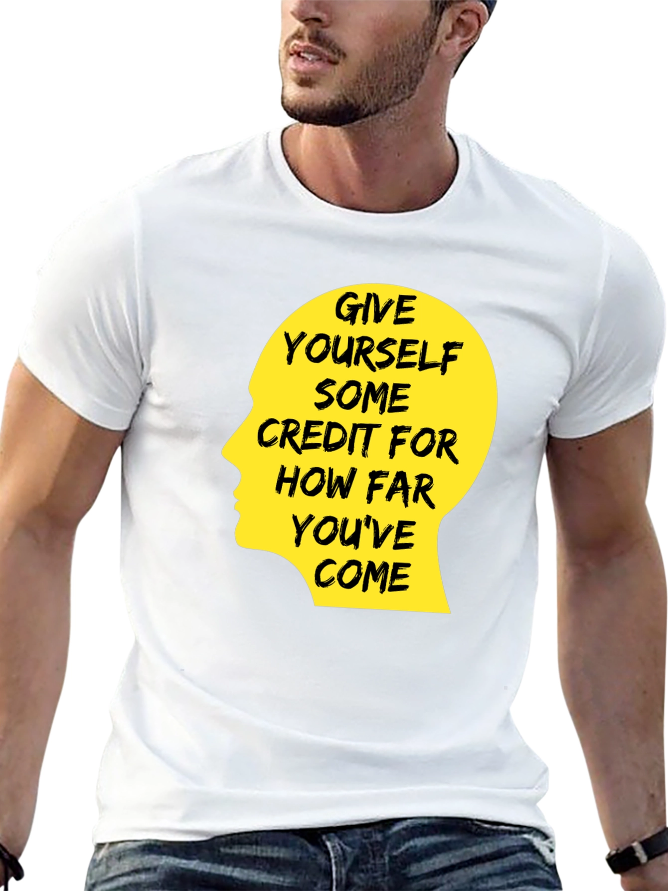 Motivational Quote T-Shirt - Give Yourself Credit