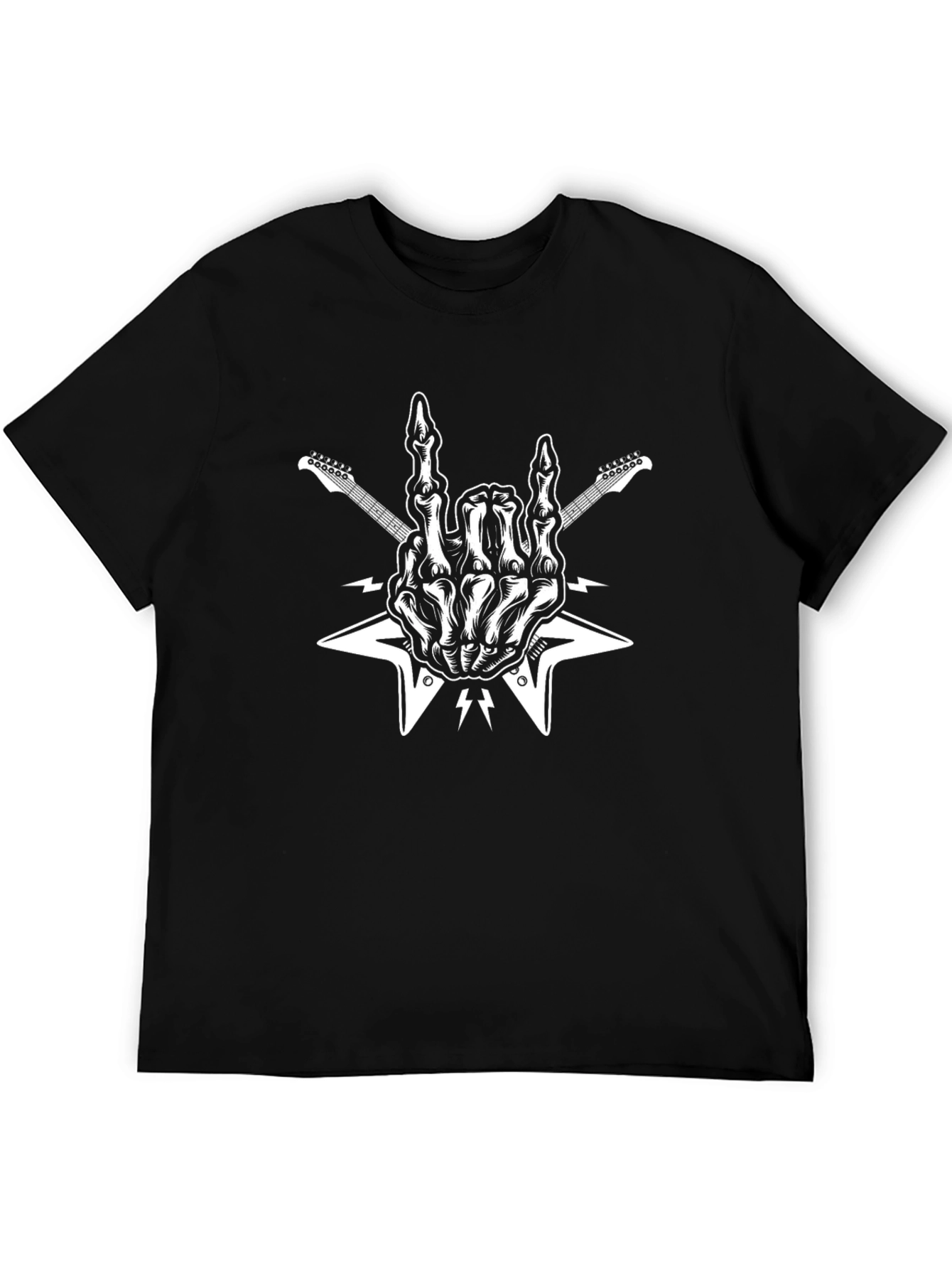 Rock On Skeleton Hand T-Shirt