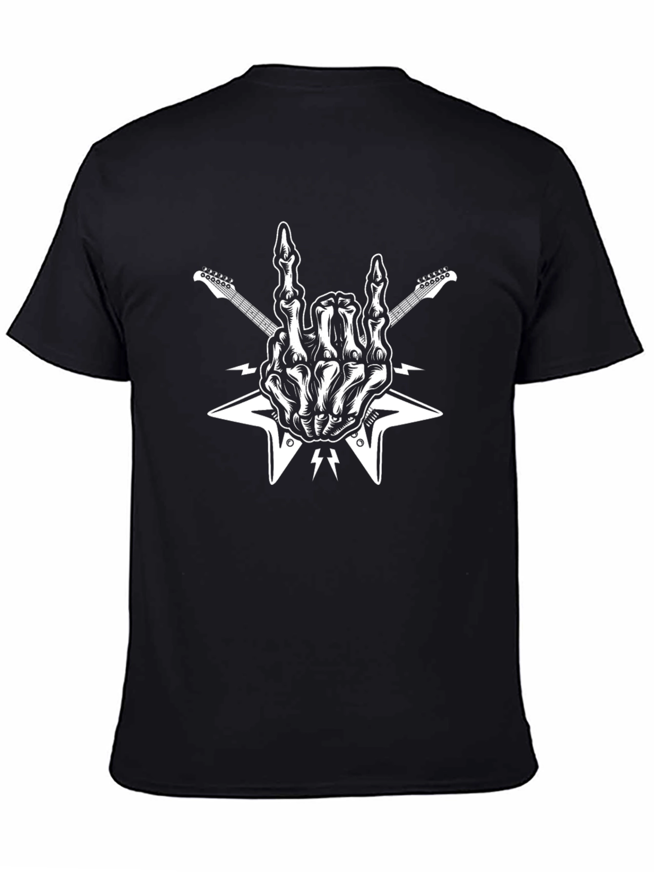 Rock On Skeleton Hand T-Shirt