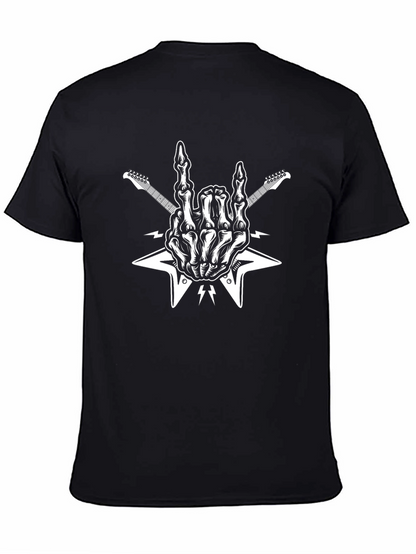 Rock On Skeleton Hand T-Shirt
