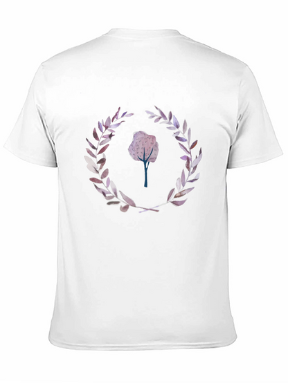 Nature Inspired Graphic Tee - Black