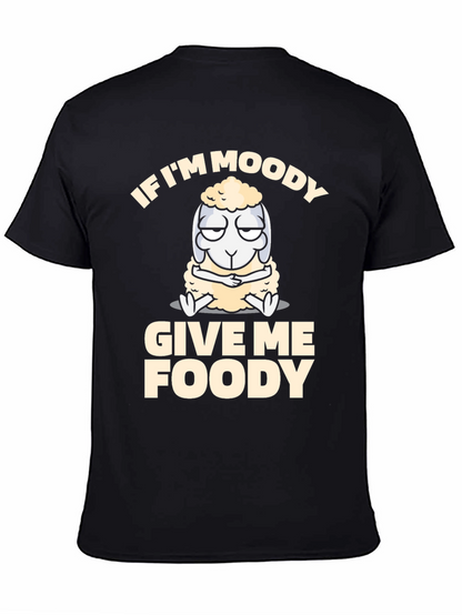 Moody Foody Sheep T-Shirt: Soft Cotton Funny Graphic Tee