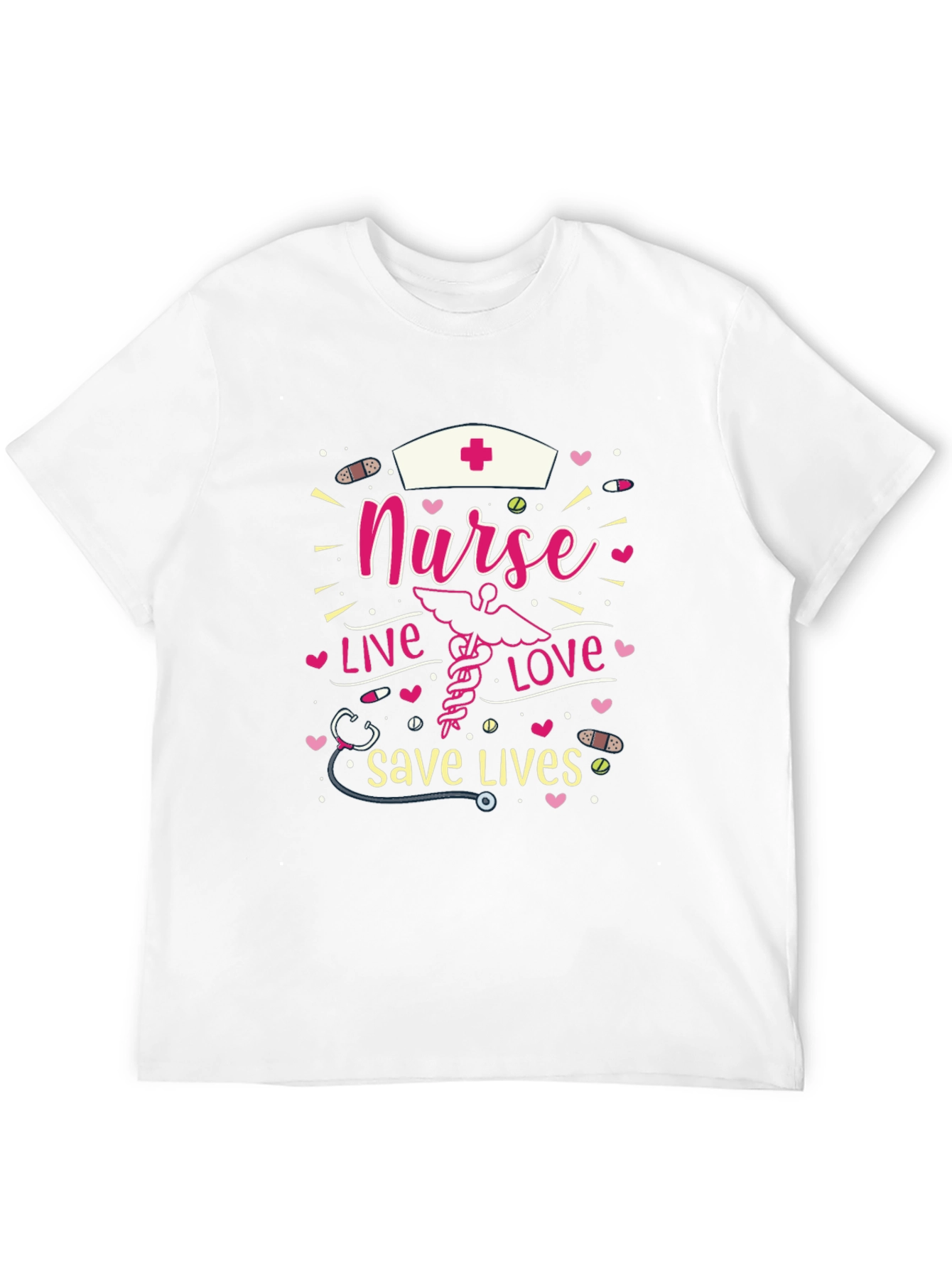 Nurse Live Love Save Lives T-Shirt