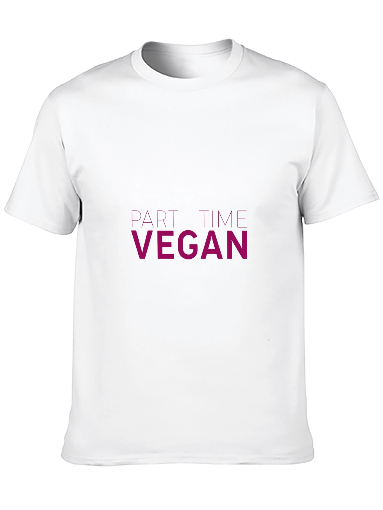 Part-Time Vegan Graphic Tee - Black Unisex T-Shirt