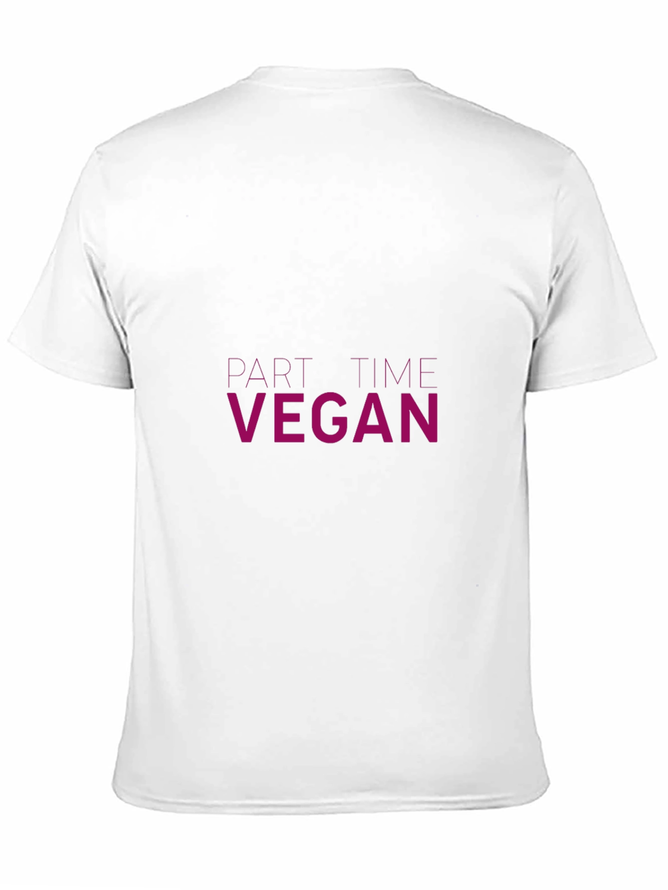 Part-Time Vegan Graphic Tee - Black Unisex T-Shirt