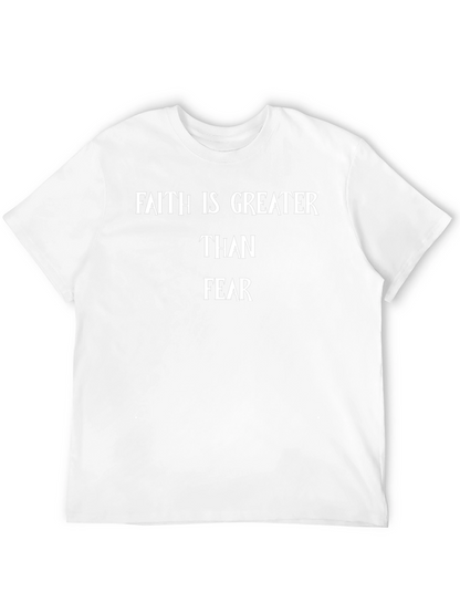 Faith Over Fear Graphic Tee - Inspiring Design