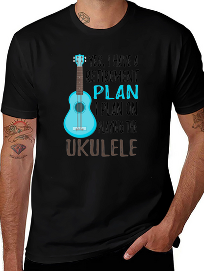 Retirement Plan Ukulele T-Shirt