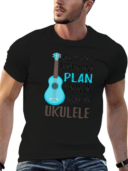 Retirement Plan Ukulele T-Shirt