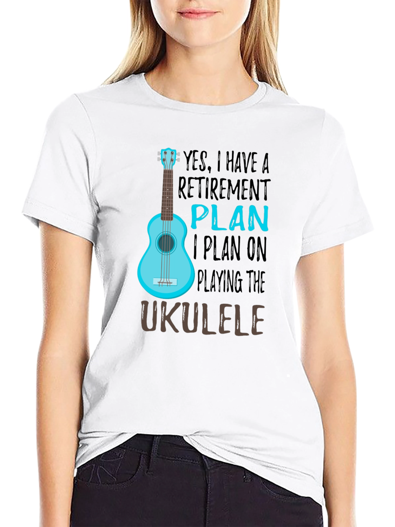 Retirement Plan Ukulele T-Shirt