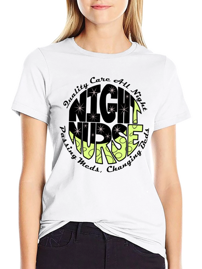 Night Nurse Graphic T-Shirt - Comfort and Style