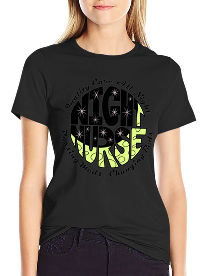 Night Nurse Graphic T-Shirt - Comfort and Style