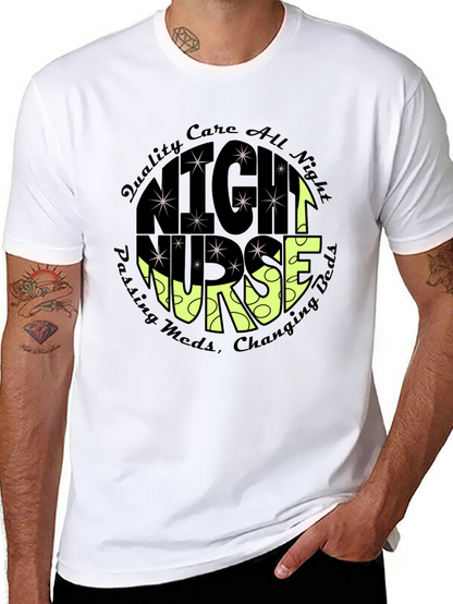 Night Nurse Graphic T-Shirt - Comfort and Style
