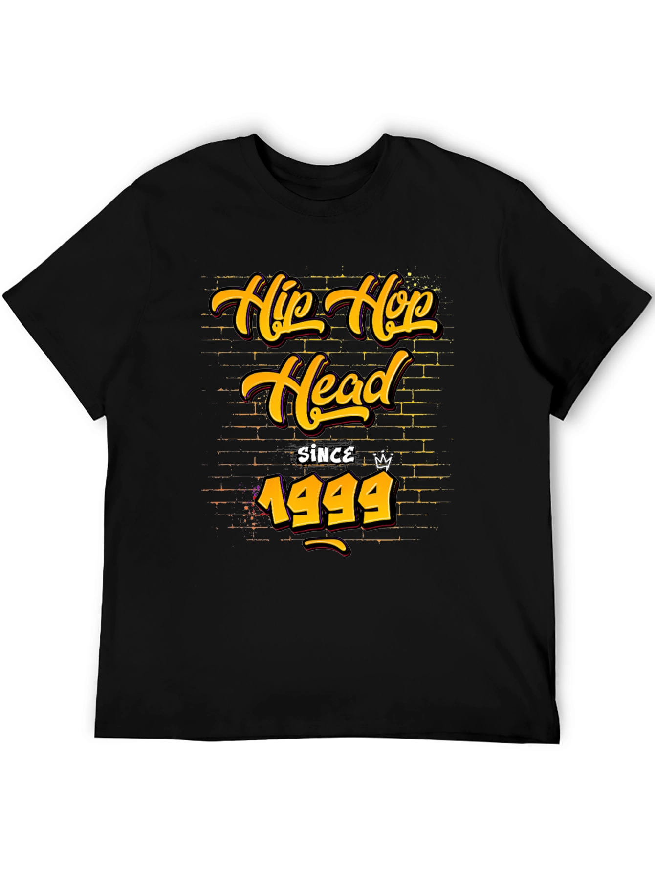 Hip Hop Head Since 1999 Black T-Shirt