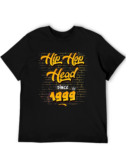 Hip Hop Head Since 1999 Black T-Shirt