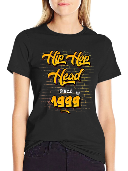 Hip Hop Head Since 1999 Black T-Shirt
