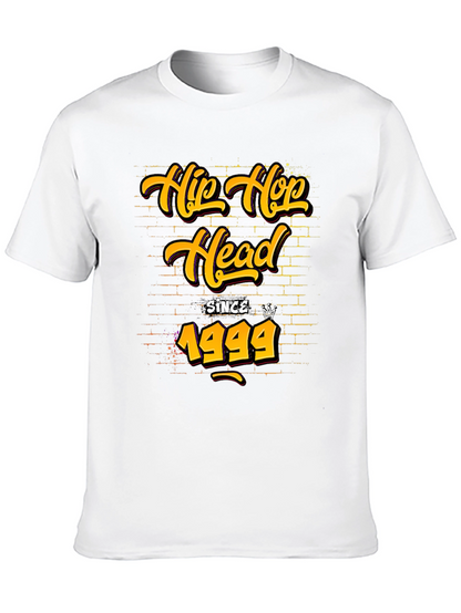Hip Hop Head Since 1999 Black T-Shirt