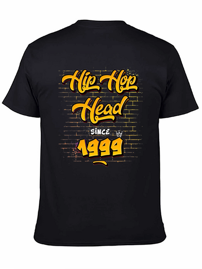 Hip Hop Head Since 1999 Black T-Shirt