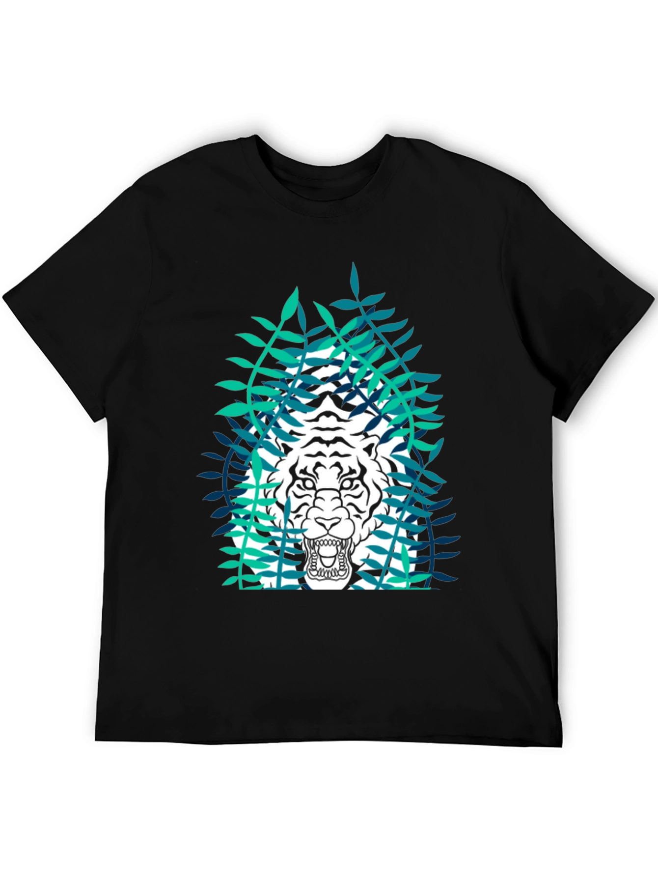 Tiger Graphic Black T-Shirt