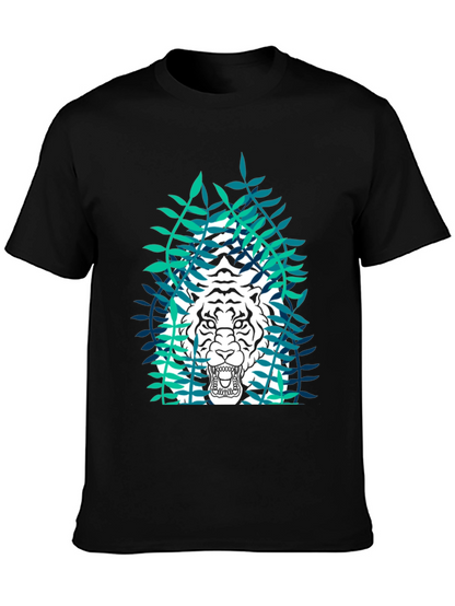 Tiger Graphic Black T-Shirt