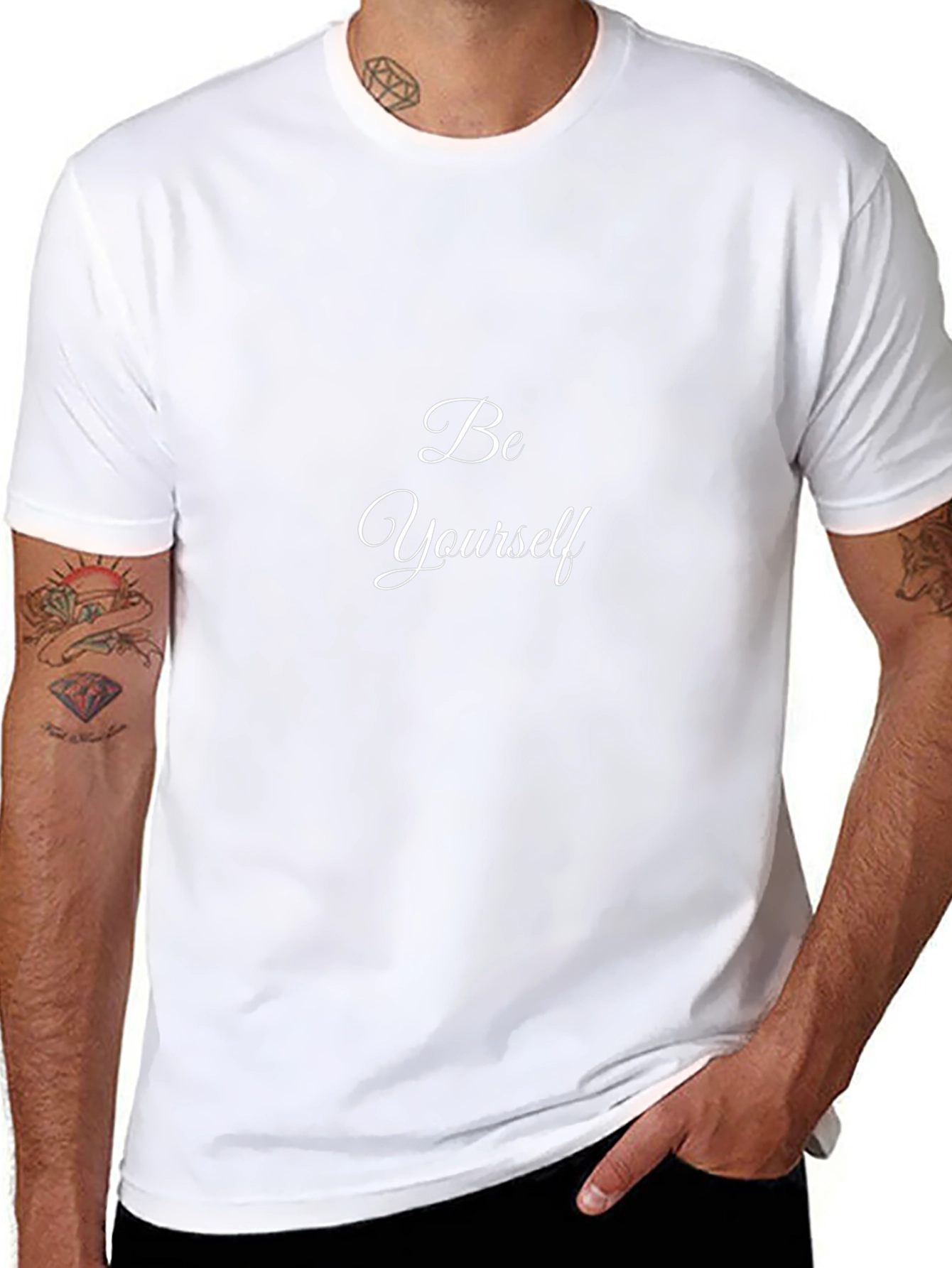 Be Yourself Black T-Shirt