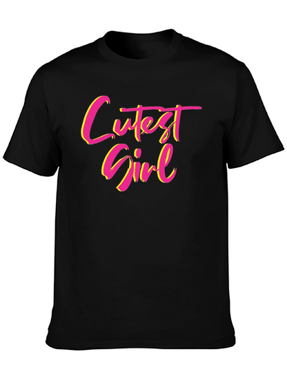 Cutest Girl Graphic T-Shirt - Fun & Stylish Tee