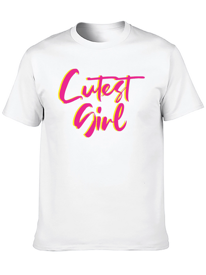 Cutest Girl Graphic T-Shirt - Fun & Stylish Tee