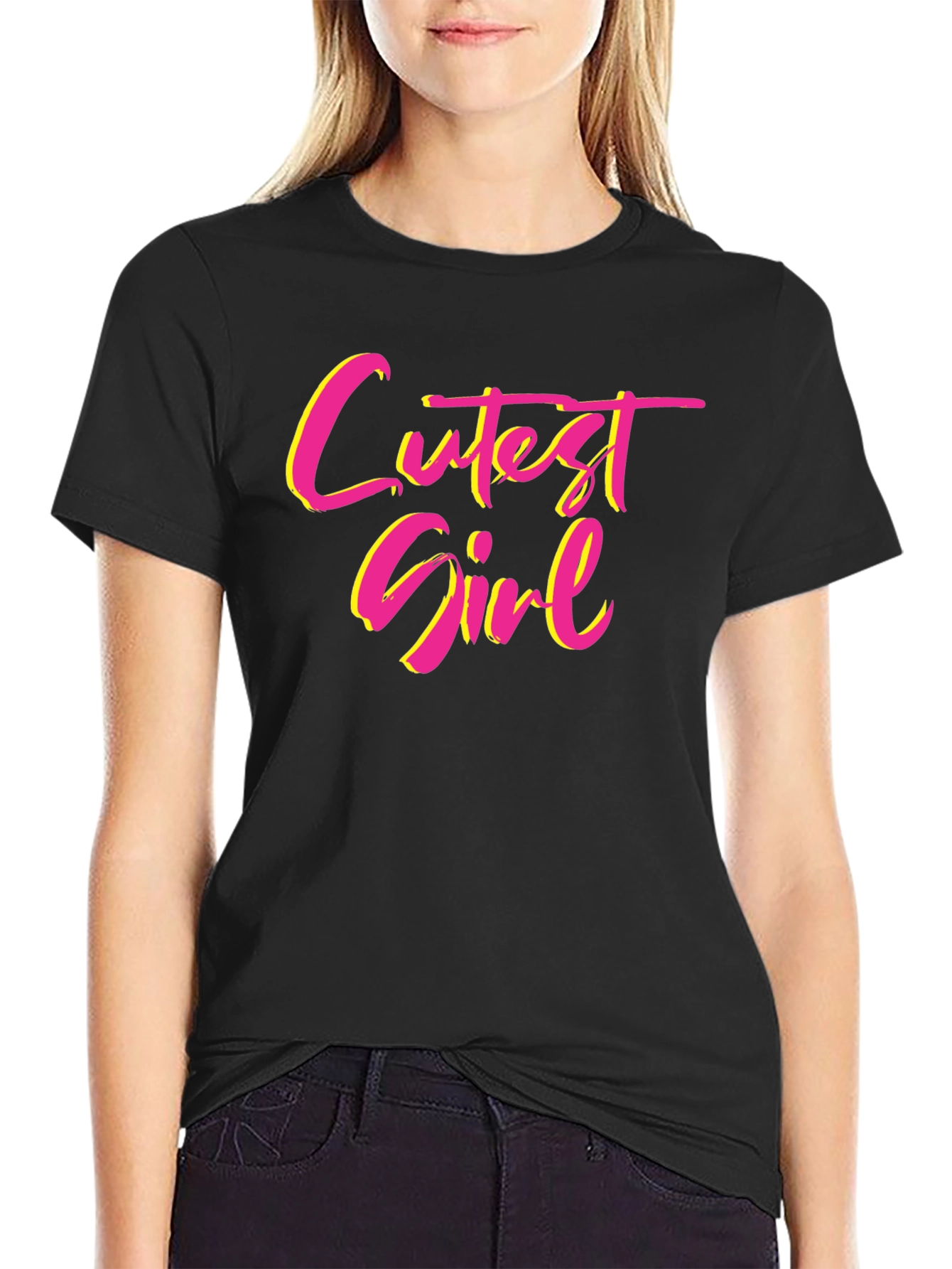 Cutest Girl Graphic T-Shirt - Fun & Stylish Tee