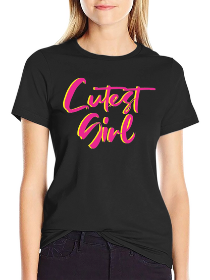 Cutest Girl Graphic T-Shirt - Fun & Stylish Tee