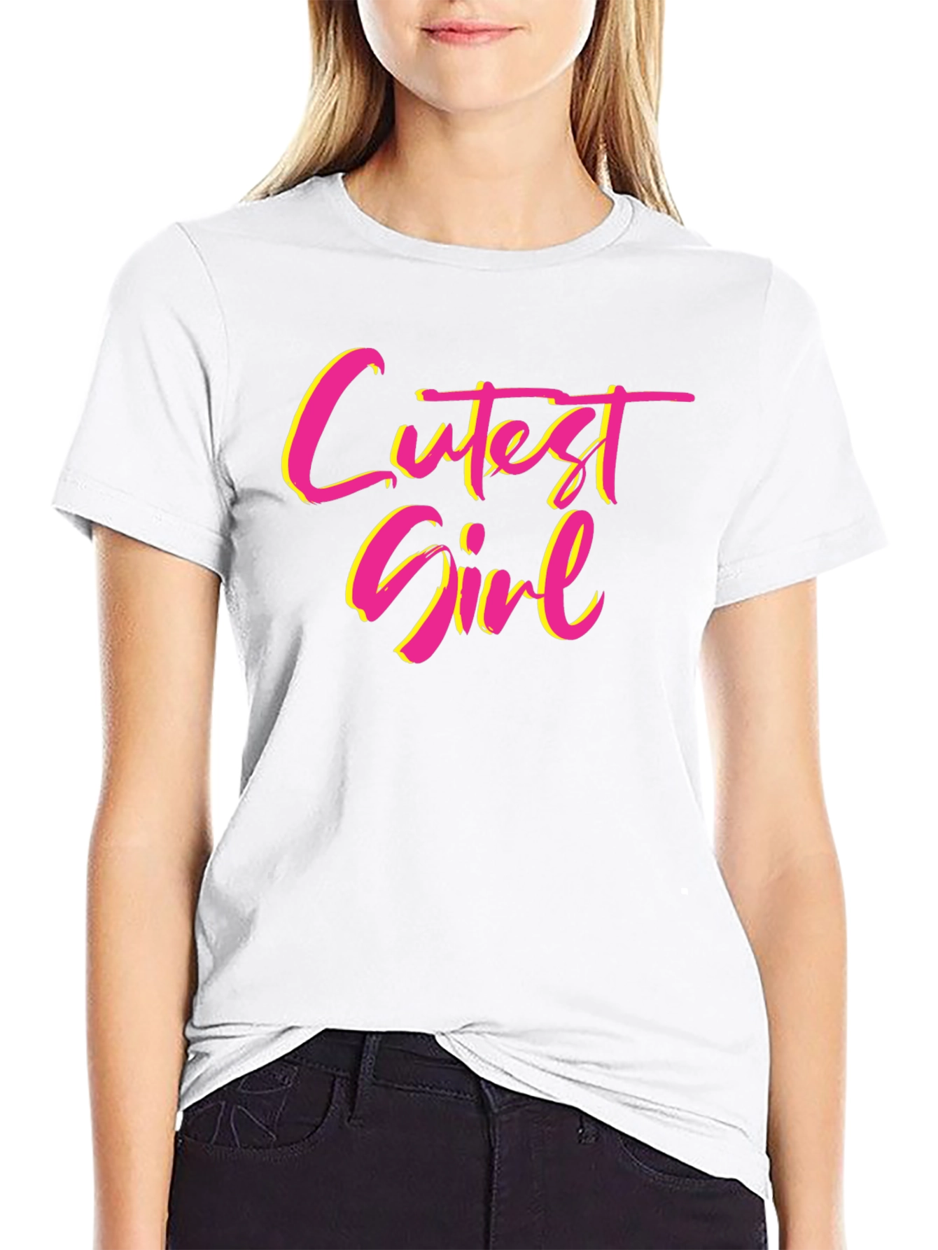 Cutest Girl Graphic T-Shirt - Fun & Stylish Tee