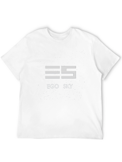 Ego Sky Black Graphic Tee - Modern Style