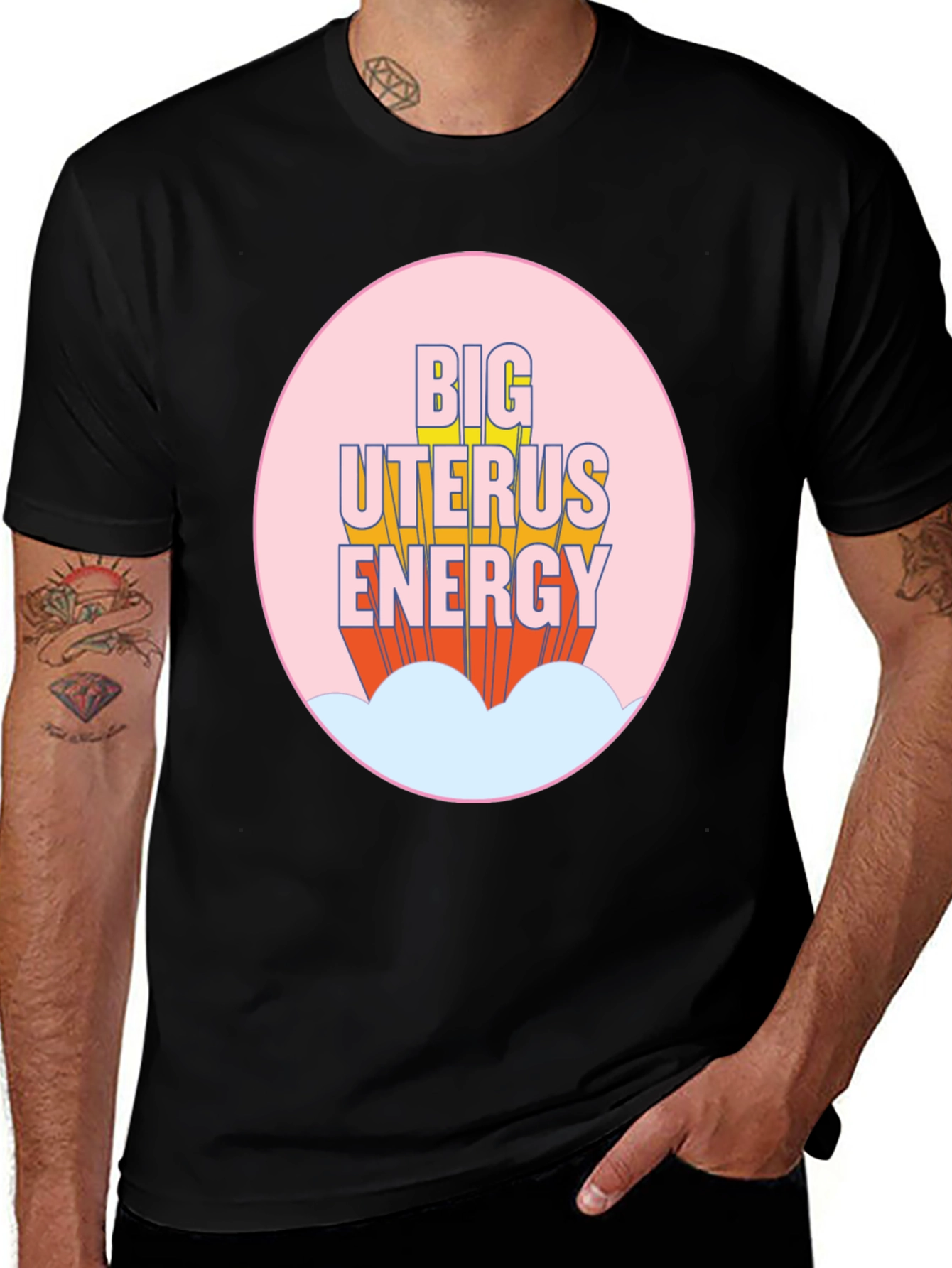 Big Uterus Energy T-Shirt - Empowering Graphic Tee