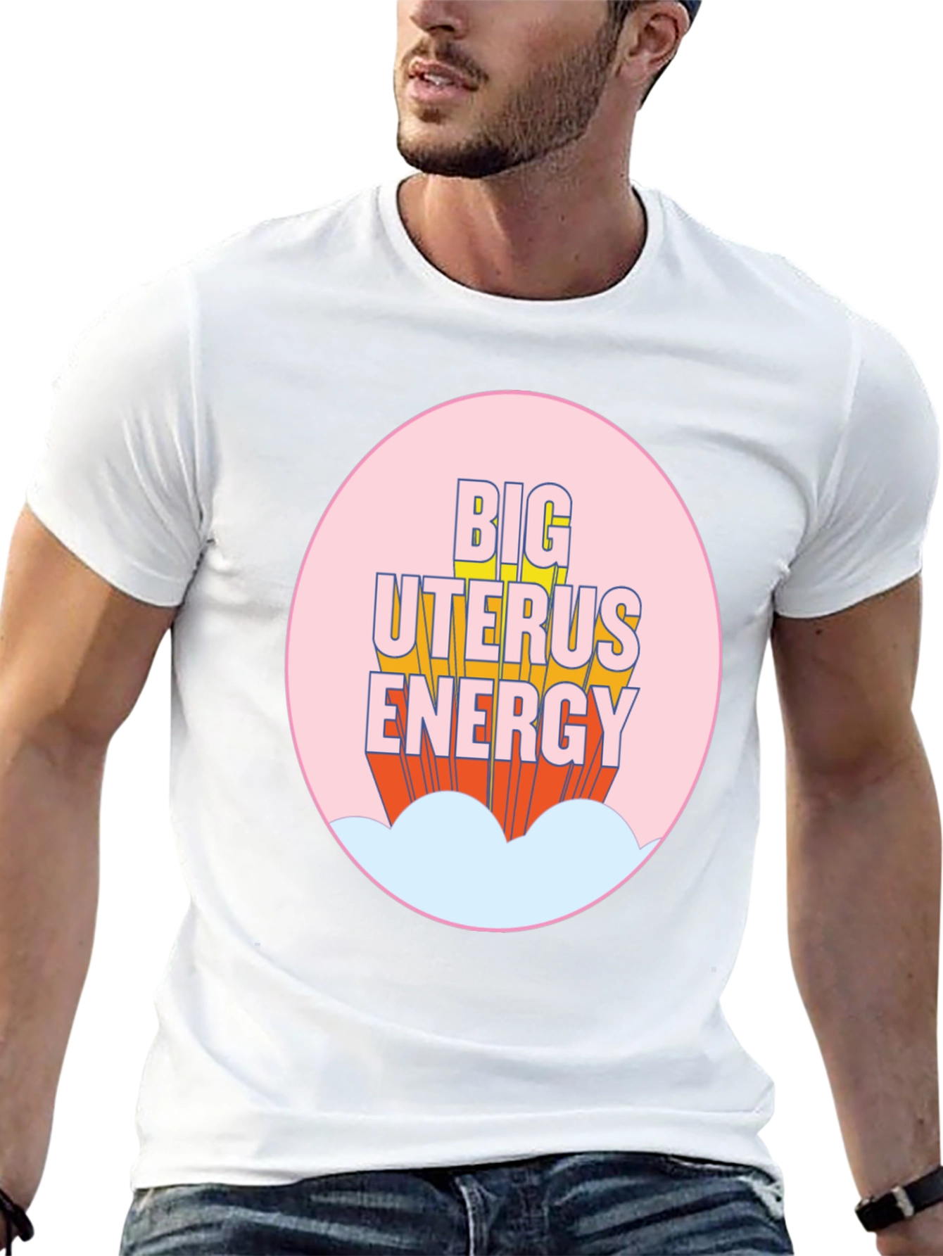 Big Uterus Energy T-Shirt - Empowering Graphic Tee