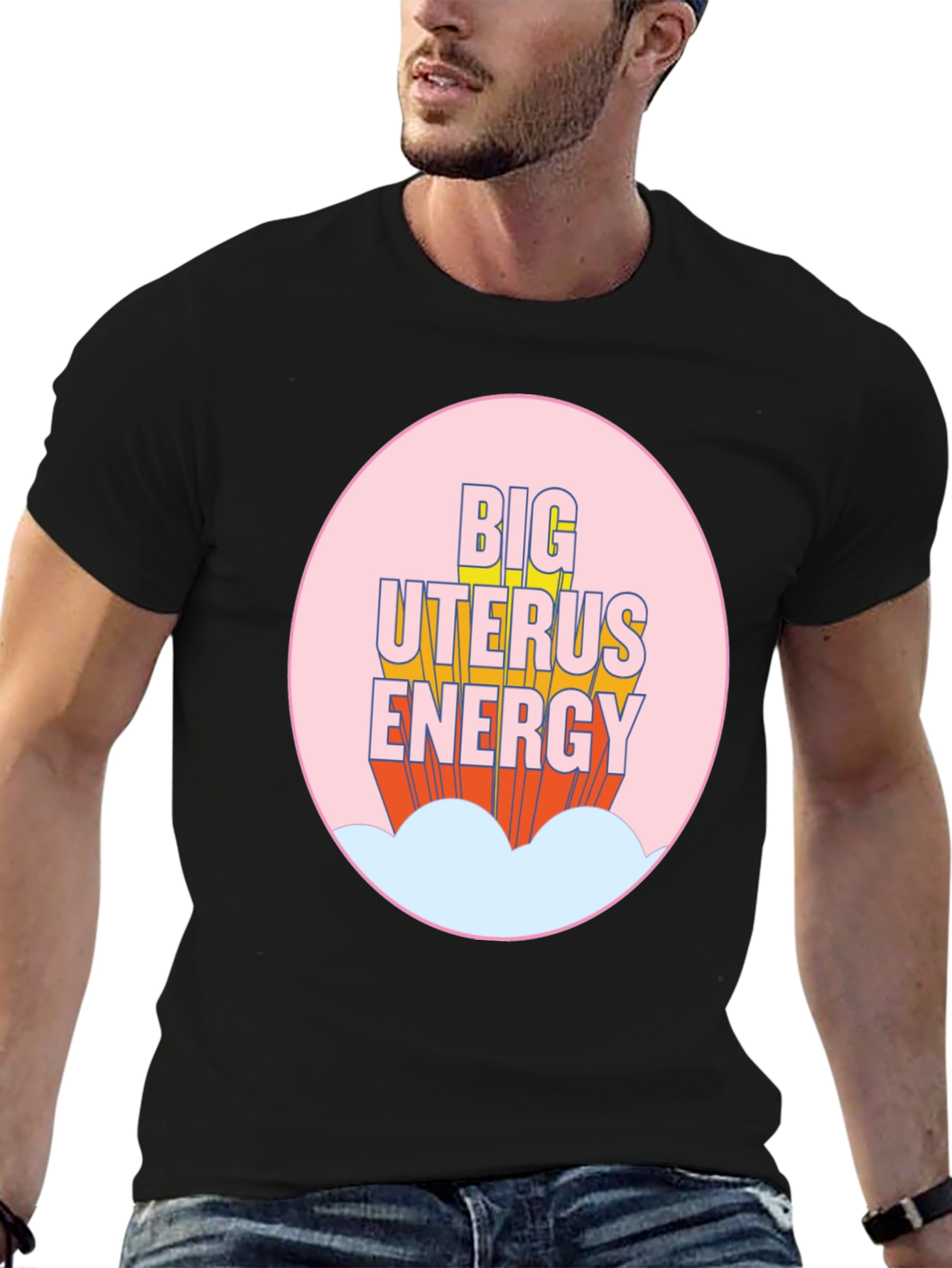 Big Uterus Energy T-Shirt - Empowering Graphic Tee