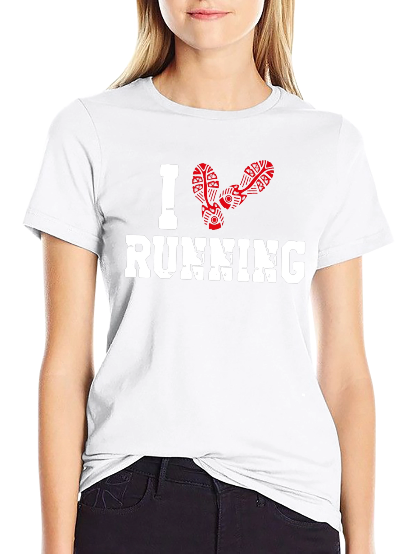 I Love Running Graphic T-Shirt
