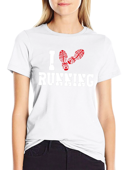 I Love Running Graphic T-Shirt