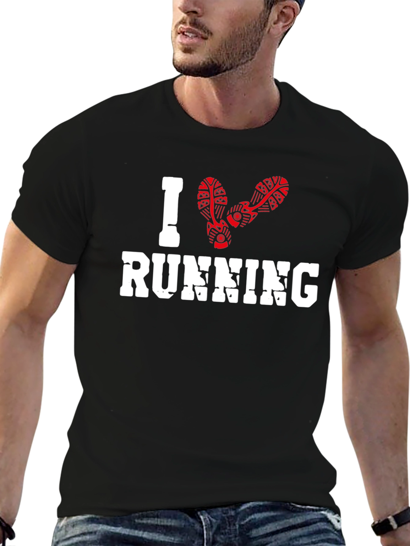 I Love Running Graphic T-Shirt