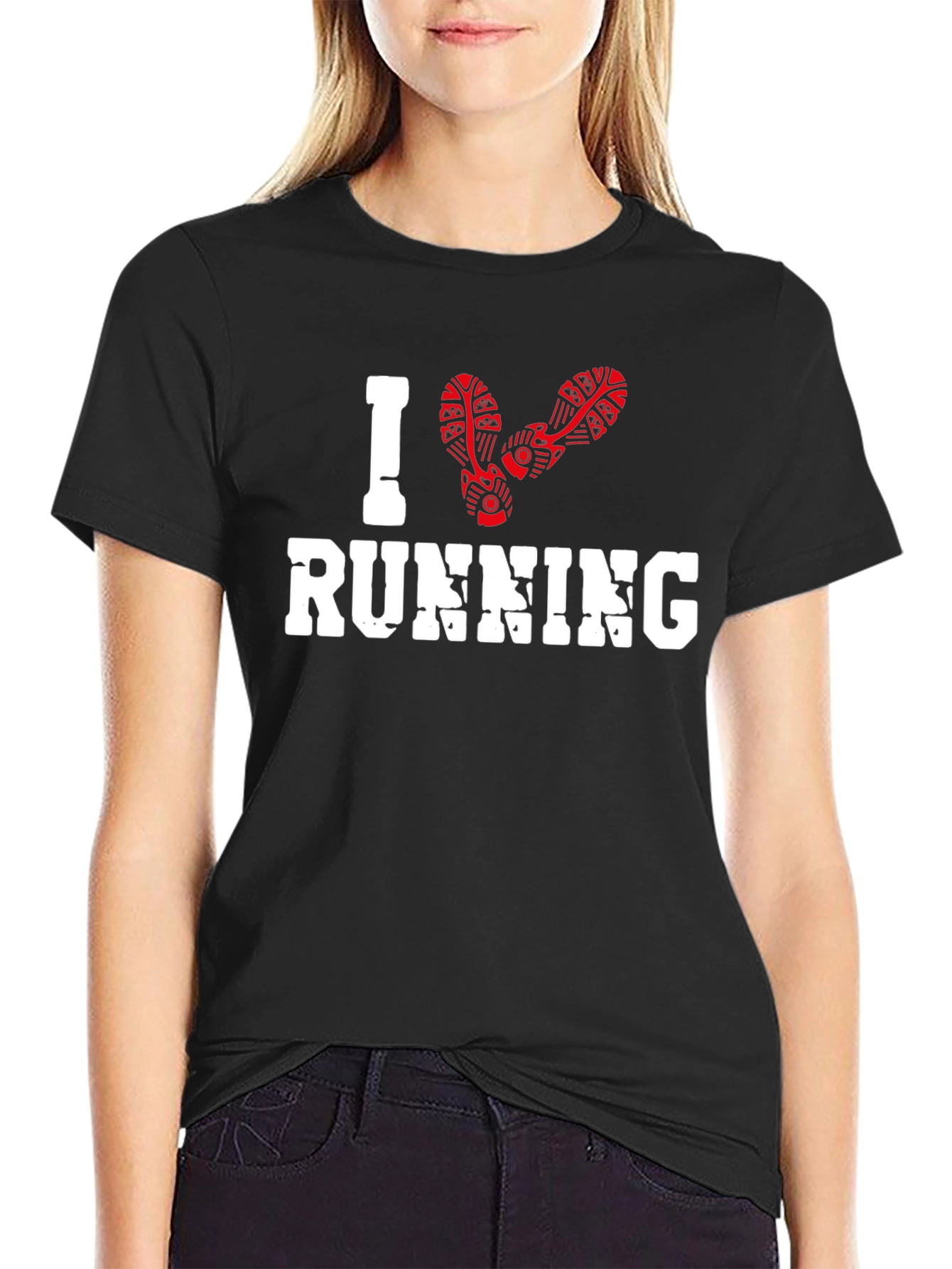 I Love Running Graphic T-Shirt