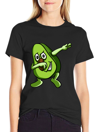 Dabbing Avocado Black T-Shirt - Trendy Graphic Tee