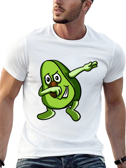 Dabbing Avocado Black T-Shirt - Trendy Graphic Tee