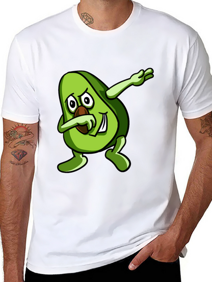 Dabbing Avocado Black T-Shirt - Trendy Graphic Tee