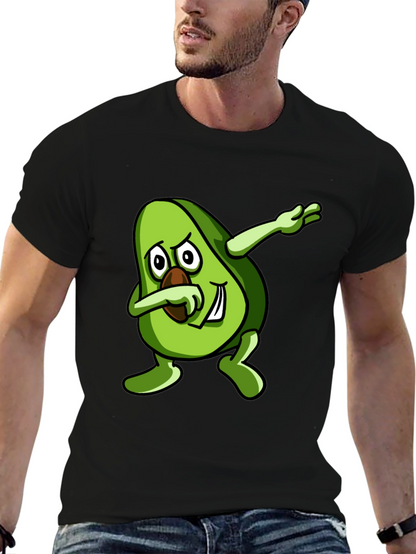 Dabbing Avocado Black T-Shirt - Trendy Graphic Tee