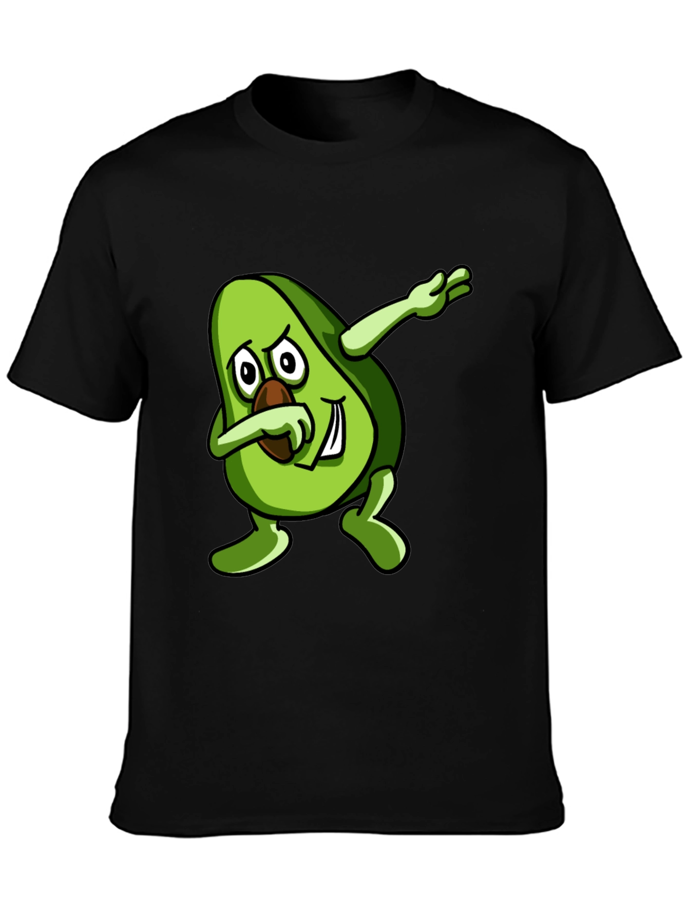 Dabbing Avocado Black T-Shirt - Trendy Graphic Tee