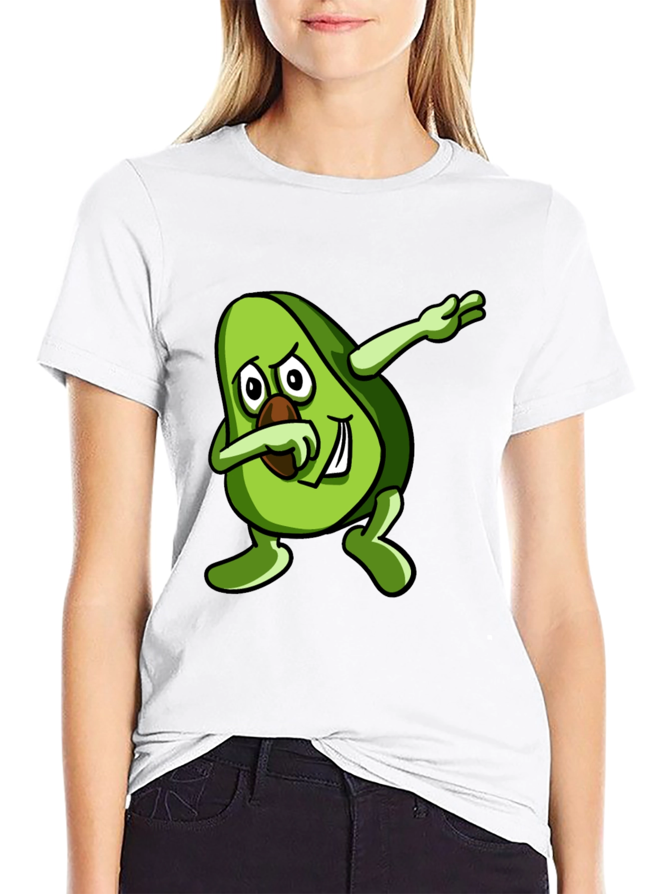 Dabbing Avocado Black T-Shirt - Trendy Graphic Tee