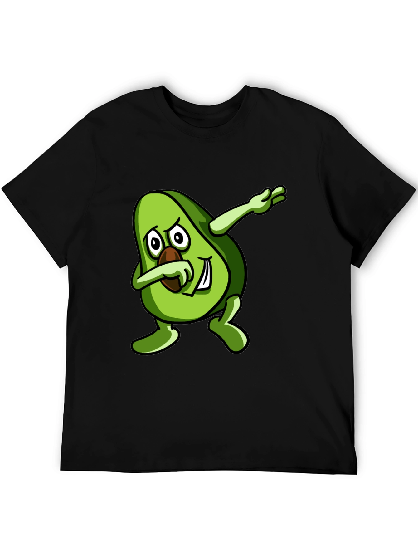 Dabbing Avocado Black T-Shirt - Trendy Graphic Tee