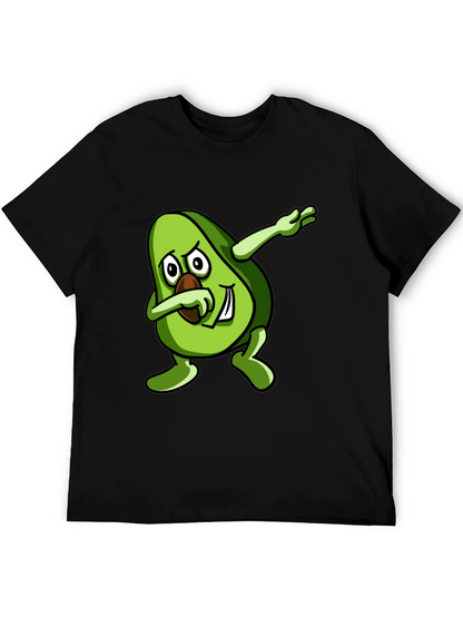 Dabbing Avocado Black T-Shirt - Trendy Graphic Tee